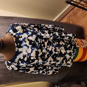 Halogen abstract print top